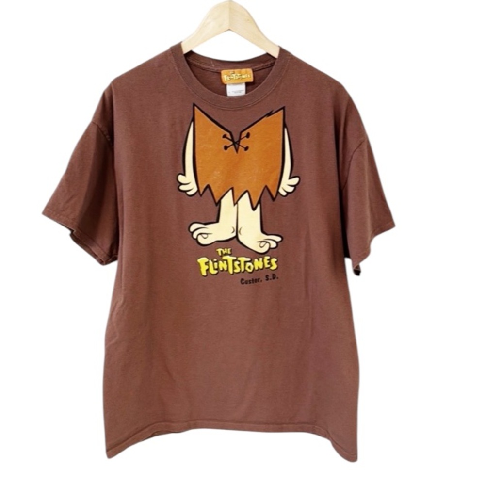 THE FLINTSTONES Rare 90’s Graphic Tshirt Shortsleeved Custer, S.D. Size XL